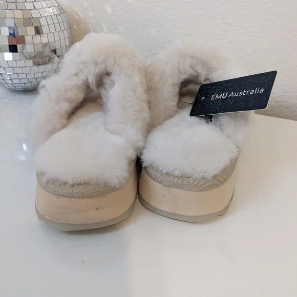 EMU Australia platform fluffy slide sherling - Picture 2 of 13